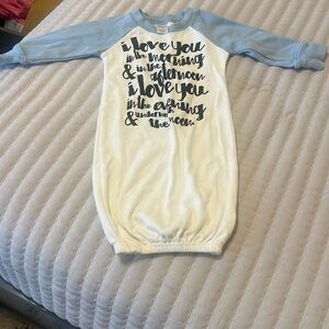 Monag baby gown 0 - 3 months